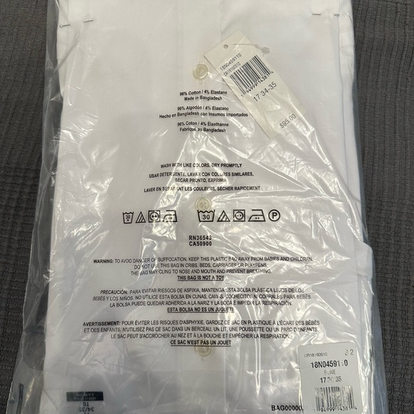 White Tommy Hilfiger Dress Shirt - Picture 4 of 4